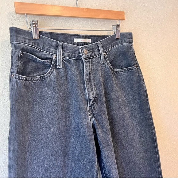 LEVIS ‘94 Baggy - Dad Jean Dark Grey Black Wash Jeans 30 - Picture 9 of 12